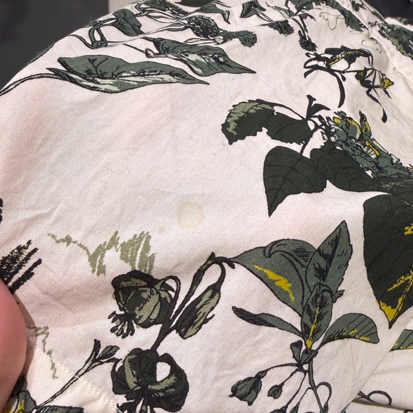 Norse Projects Floral Print Camp Collar Button Down Shirt Size Medium - Picture 8 of 8